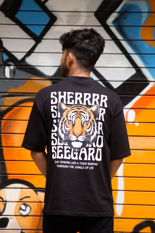 Sherrrr X Seegaro Drop Shoulder Oversize T-Shirt