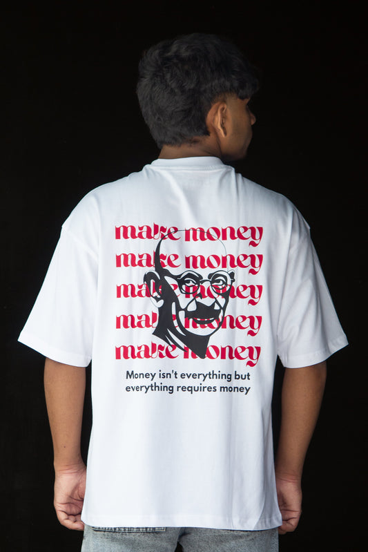 Gandhi Money Drop Shoulder Oversize T-Shirt