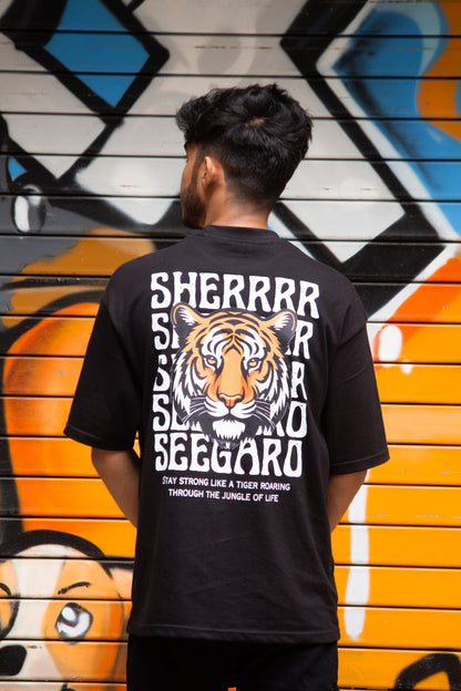 Sherrrr X Seegaro Drop Shoulder Oversize T-Shirt