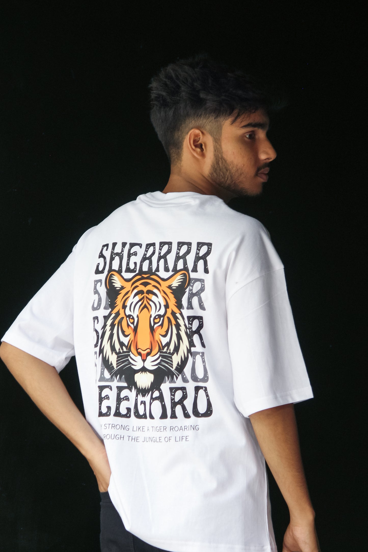 Sherrrr X Seegaro Drop Shoulder Oversize T-Shirt
